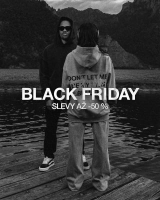 Je to tady – startuje Black Friday! 🖤 Největší slevová akce roku právě začíná – ulov si svoje oblíbené kousky se slevami...